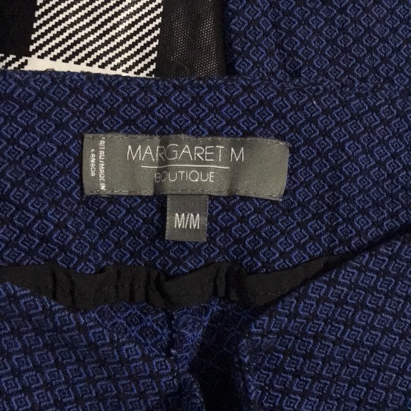 Margaret M Boutique Size M Blue Pants - Picture 3 of 8
